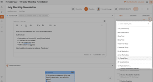 How to save a task list as a reusable template.